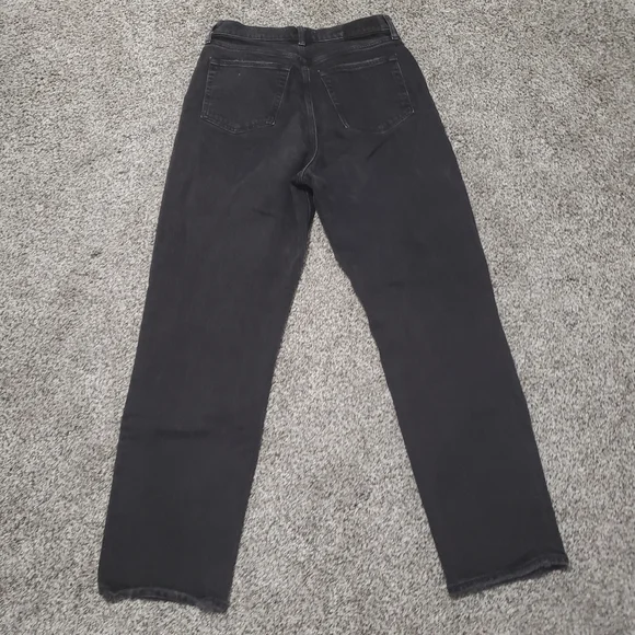 A&F High Rise Jeans with Criss Cross Waistband - Picture 7 of 13
